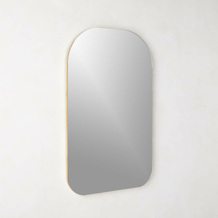 Decor & Mirrors * | Cb2 Hot Sell Audre Arched Wall Mirror 25"X40