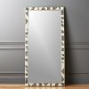 Decor & Mirrors * | Cb2 Low Price Grace Bone Inlay Floor Length Mirror 36 X72