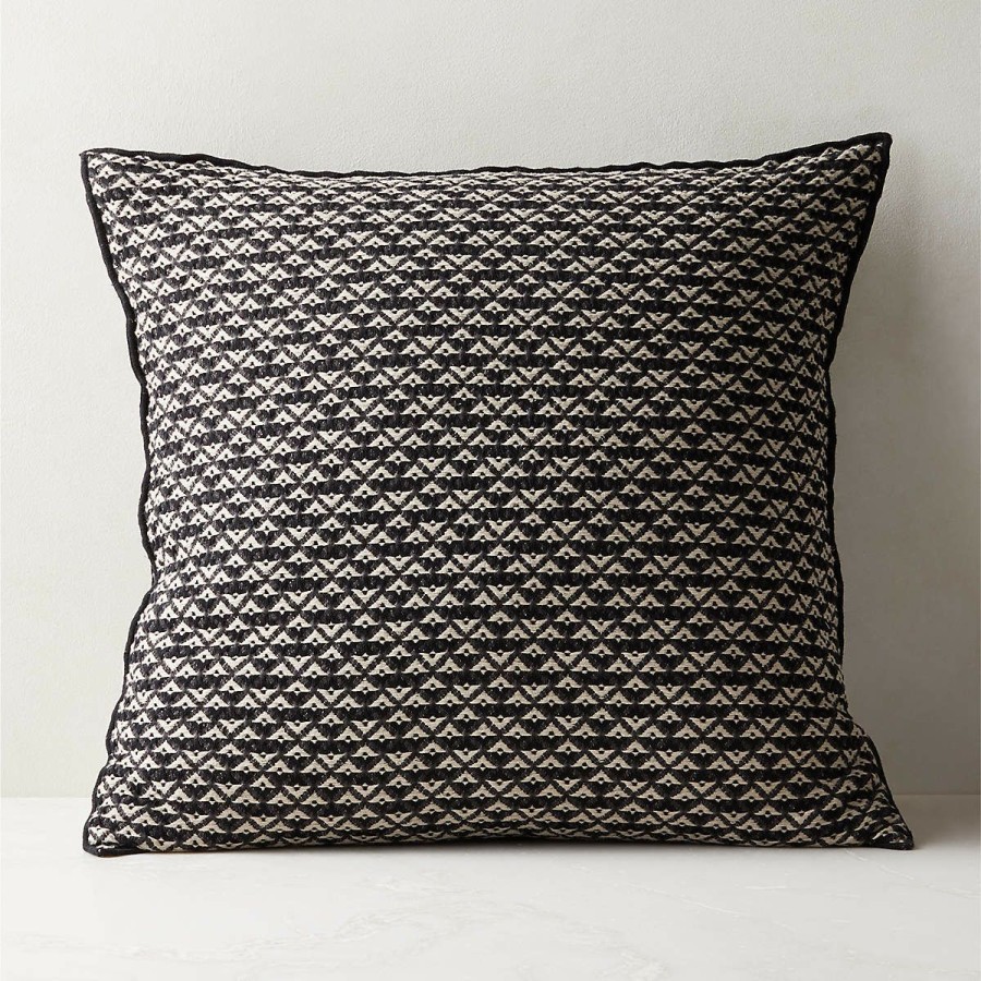 Pillows & Throws * | Cb2 Special 23 Lagos Organic Cotton Throw Pillow