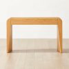 Furniture * | Cb2 New Arrivals Selena Wood Vanity Table