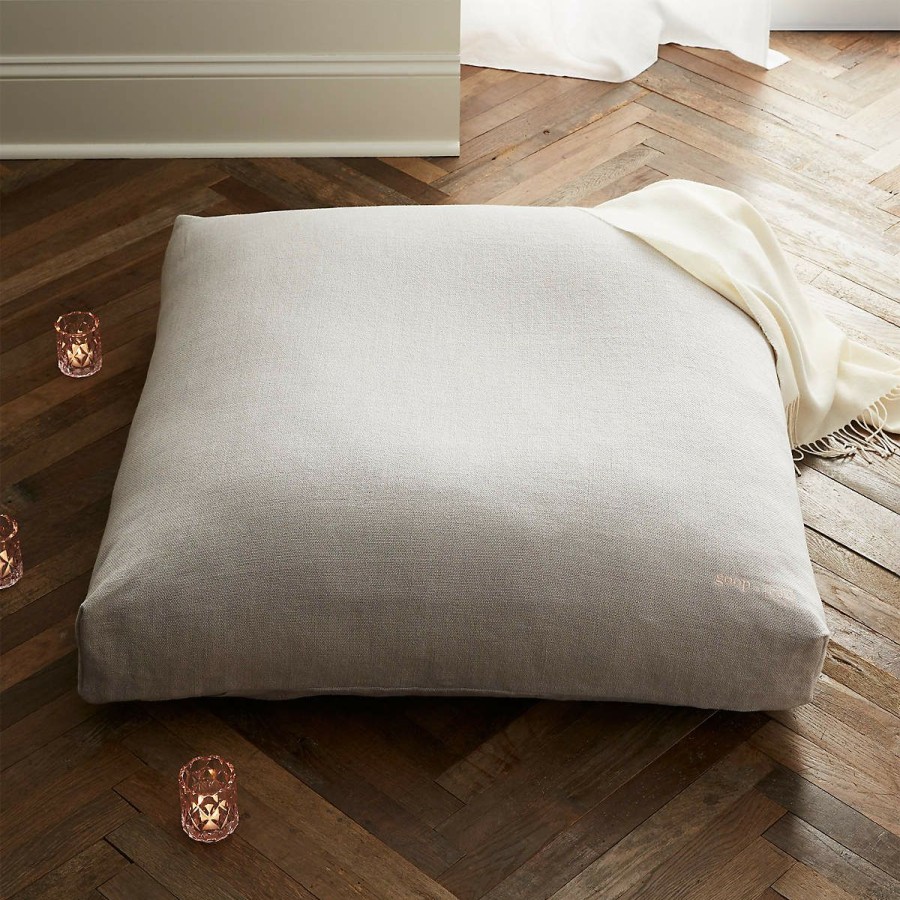 Pillows & Throws * | Cb2 Online Sedona Large Zabuton Floor Pillow